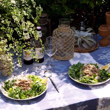 お庭でランチあれこれ