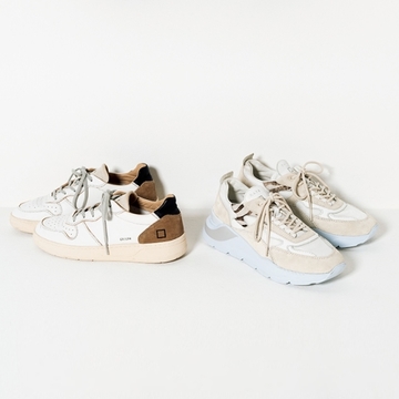 「ウィム ガゼット」の着こなしに似合うベージュスニーカー【売れてるスニーカー】