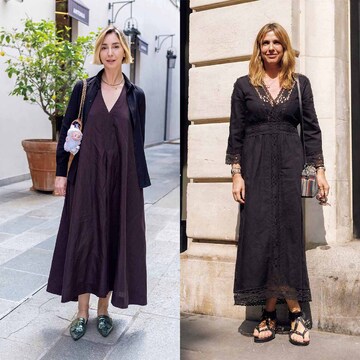 夏のワードローブに加えたい「ダークトーンのサマードレス」コーデ3選【パリ・ミラノのおしゃれSNAP】