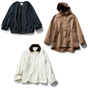 おしゃれさだけじゃない！撥水加工や2WAYで着回せるブルゾン3選