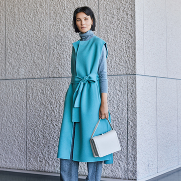 【ジレ、最高！】ベーシックカラーもきれい色も、しゃれ見え＆細見え効果は絶大