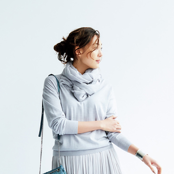 春のストールは淡色ワントーンでいく！　五選