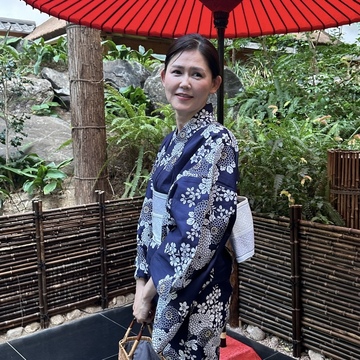 50代の浴衣スタイル〜夏の雅叙園と日本橋三越での浴衣の着付け