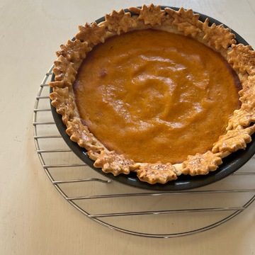 秋のパンプキンパイ〜若山曜子さんのルセットから