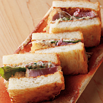 【京都の最新美味】名店で腕を磨いた店主たちが手がけるトーストサンド＆天むす