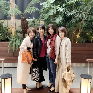 同期と華のランチ