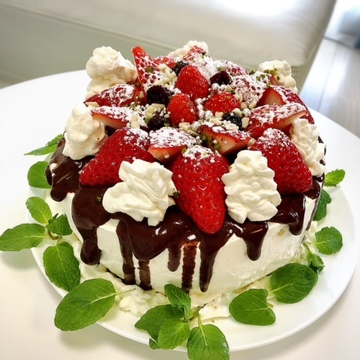 はじめてドリップケーキを作ってみました！