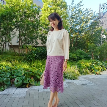 E by eclat 14DaysよりDay2 レーススカートに注目♪