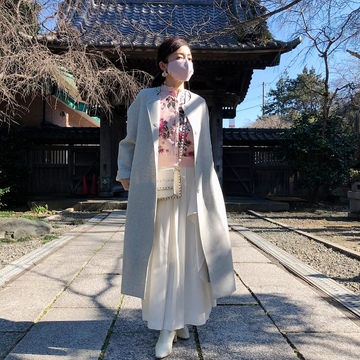 春を感じる花柄×パステル