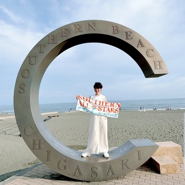 白のワントーンでサザンを感じる茅ケ崎散策