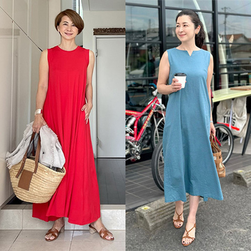 【エクラ華組SNAP】絶対ほめられる！気分が上がる「カラーワンピース」の着こなしポイント