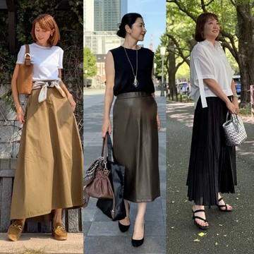 【50代愛用のスカート7選】秋を意識したコーデも！季節の変わり目に活躍する一着