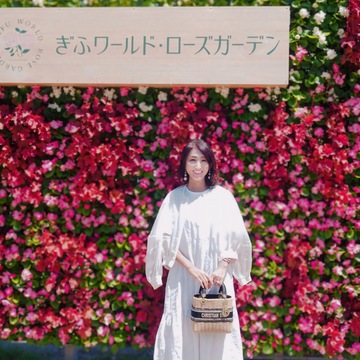初夏の白ワンピコーデで♡ぎふワールド・ローズガーデンへ〜前編