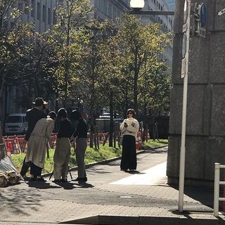 富岡さんの街歩きをパパラッチ！