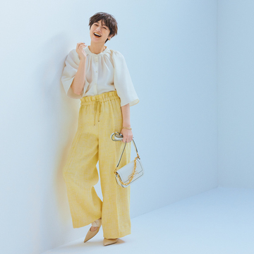 【おしゃれ刷新力のあるイエロー】最旬カラーで大人の春スタイルをアップデート！