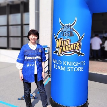 無印ジーンズでラグビー観戦♪