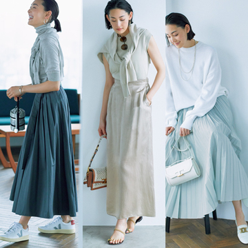 【甘くないスカート＋ハンサムシューズコーデ4選】辛めスカートには上品なカジュアル感のある一足を