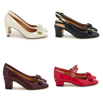 【eclat’s pick up】秋の足元は上品にかわいらしく。フェラガモの人気シューズ「ヴァラ」に新作登場！