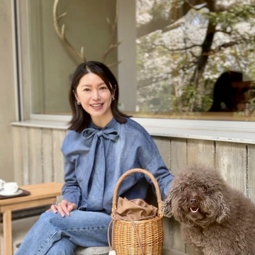 UNIQLOデニムで桜散歩🌸