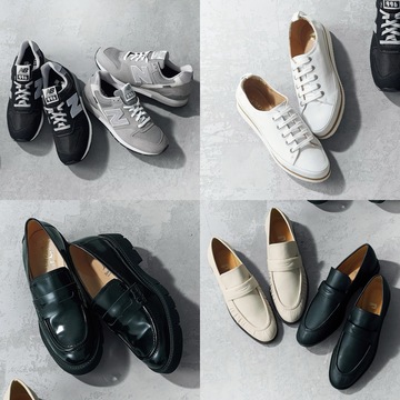 季節の狭間も頼りになるのはこの2タイプ！ おしゃれを格上げする「スニーカー&ローファー」まとめ