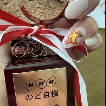 NHKのど自慢出場と今月のネイル