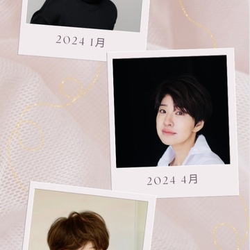 2024年前半、私のショートヘア変遷史です😁