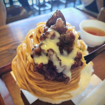 かき氷の食べ納め　　滋賀へのお出かけ②