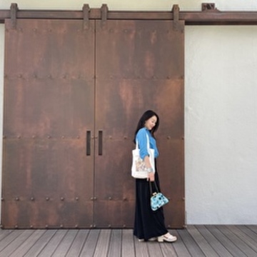 「主役ジュエリー」コーデでアメリカンランチへ♡