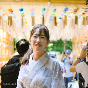 【さかぽんの冒険】風鈴の音と風に癒されて❤️@川越氷川神社