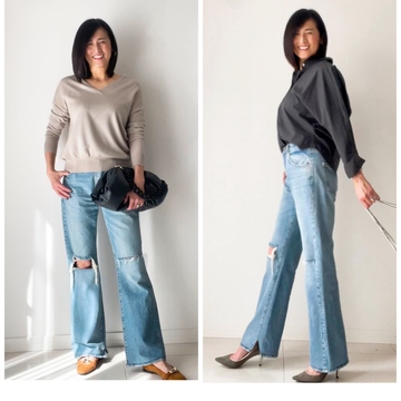 ZARAデニムで秋コーデ