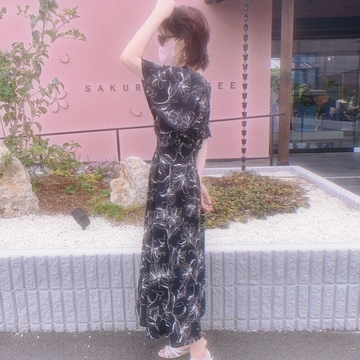 緑が綺麗なカフェで、敬老の日を祝いました～♥