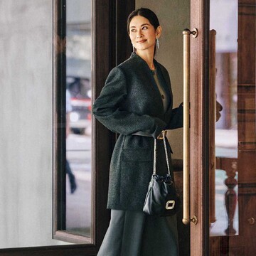 立体的なフォルムで着映え抜群！ドレッシーな日のアウターにふさわしい「ジャケットコート」