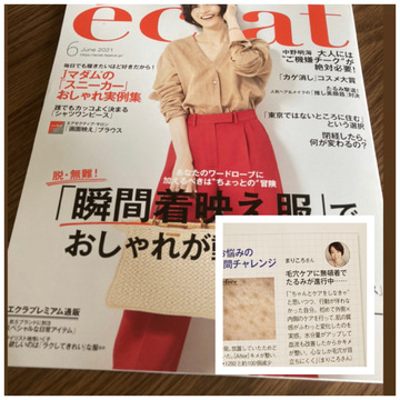 エクラ6月号「毛穴対策」〜約3週間コツコツとアレをしました〜