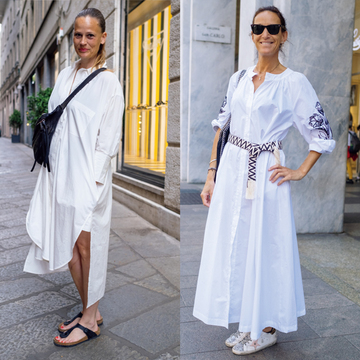 【ミラノSNAP】白ワンピースコーデは甘すぎないのがおしゃれ！