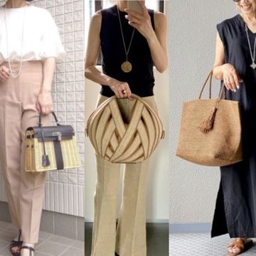 【Jマダムのおしゃれコーデ】夏ファッションをセンスアップする”かごバッグ”コーデ