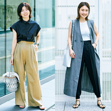 暑さに負けない涼しげコーデ、おしゃれプロの愛用アイテムを公開【Jマダムの“涼”感SNAP】