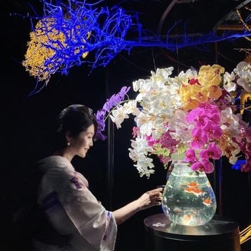 浴衣で銀座お散歩♪アートアクアリウム美術館GINZAに行ってきました。