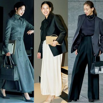 【働く50代の通勤スタイル】信頼感と女性らしさが際立つ、オフィスで一目置かれる装い