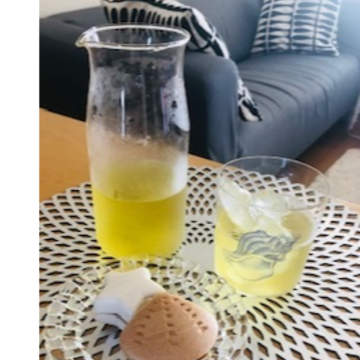 夏の終わりですが美味しい冷茶です！