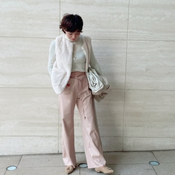 ZARA kidsのジレを着てバースデーランチ