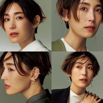 50代、センスよく重ねる「イヤカフ」でワンランク上のしゃれ感を