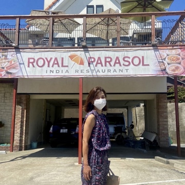 涼しげなオールインワンで逗子へランチ