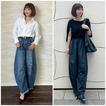 ゆったりデニムとゆったりパンツ 〜#chieのstyling vol.14〜