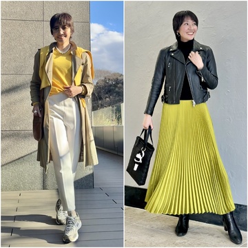 イエローアイテムで春モードに ～２styles ～