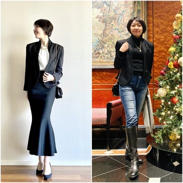 DiorのバージャケットでON / OFFスタイル