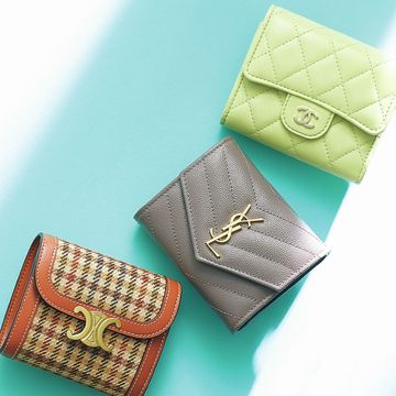 【幸福財布2023】シャネル、サンローラン、セリーヌの三つ折り財布