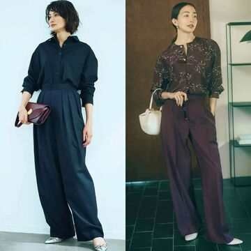 50代の体型をきれいに見せる「スタイル映え」パンツコーデ10選