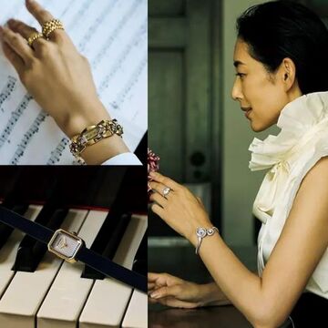 50代の気品ときらめき「ジュエリー時計」女優・木村多江さんがつけこなす