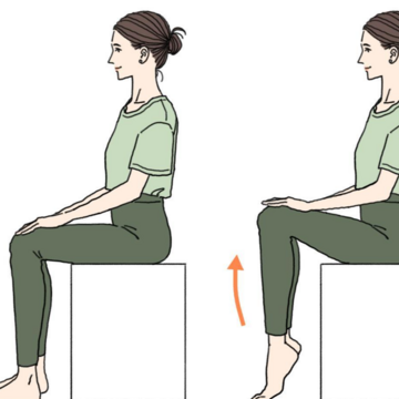 バナナ腰を治したらLDLコレステロール値174→104に下がった！貧乏ゆすり＆もも上げで超簡単1分ストレッチ