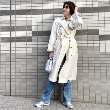 N.O.R.C の新作トレンチで【きれいめカジュアルコーデ】